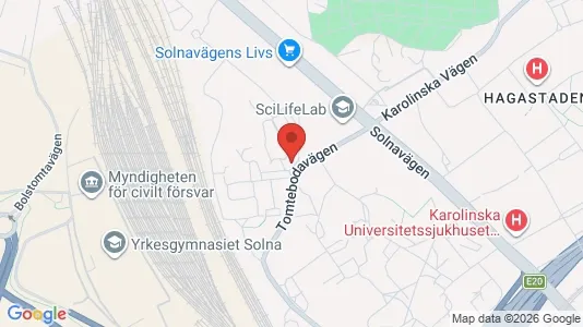 Lagerlokaler att hyra i Solna - Bild från Google Street View