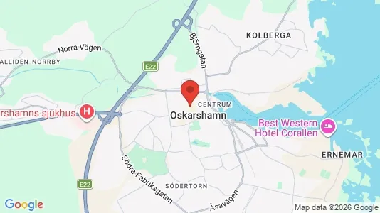 Restauranglokaler att hyra i Oskarshamn - Bild från Google Street View