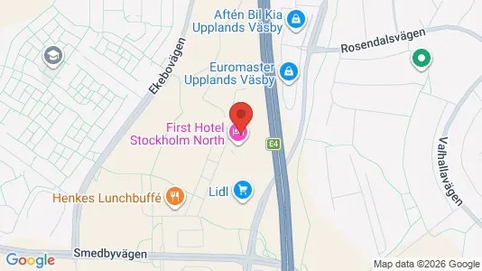 Kontorslokaler att hyra i Upplands Väsby - Bild från Google Street View