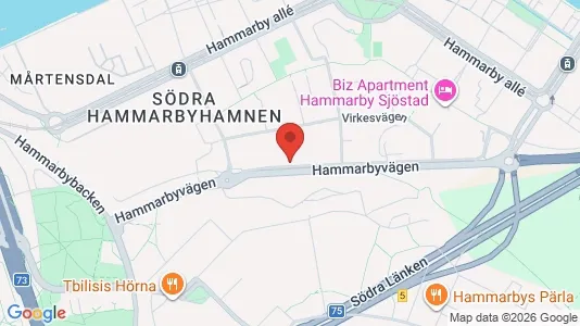 Kontorslokaler att hyra i Hammarbyhamnen - Bild från Google Street View