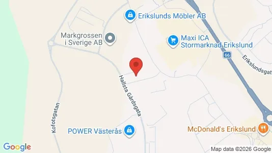 Lagerlokaler att hyra i Västerås - Bild från Google Street View