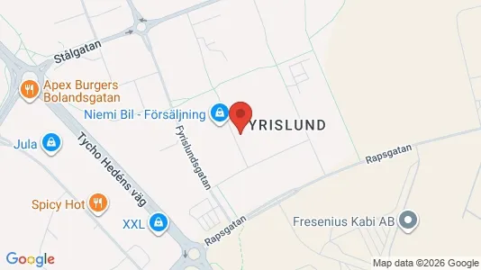 Industrilokaler att hyra i Uppsala - Bild från Google Street View