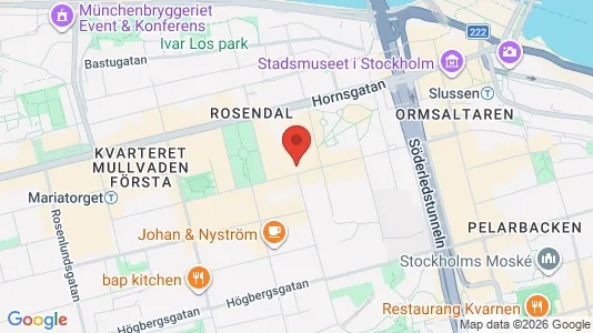 Kontorslokaler att hyra i Södermalm - Bild från Google Street View