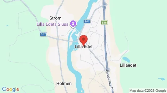 Affärslokaler till försäljning i Lilla Edet - Bild från Google Street View