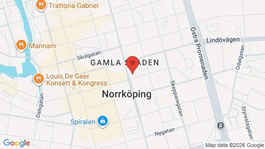 Affärslokaler att hyra i Norrköping - Bild från Google Street View