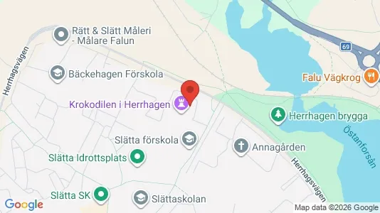 Affärslokaler att hyra i Falun - Bild från Google Street View