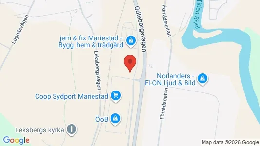 Industrilokaler att hyra i Mariestad - Bild från Google Street View