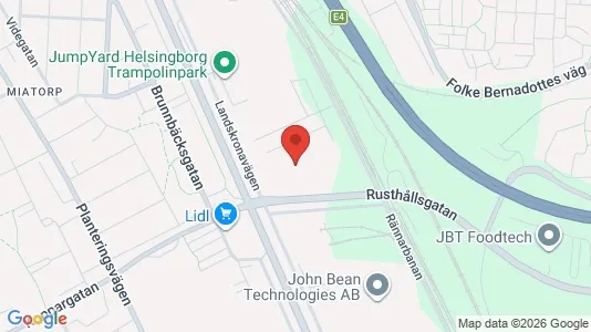 Lagerlokaler att hyra i Helsingborg - Bild från Google Street View