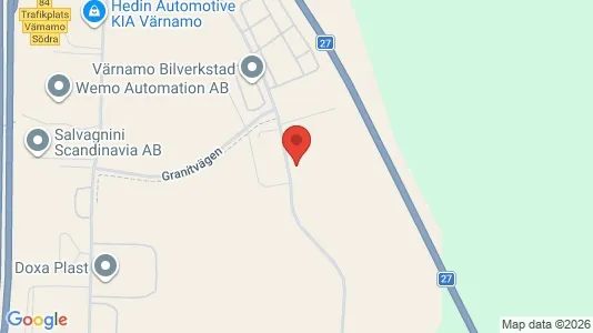 Industrilokaler att hyra i Värnamo - Bild från Google Street View