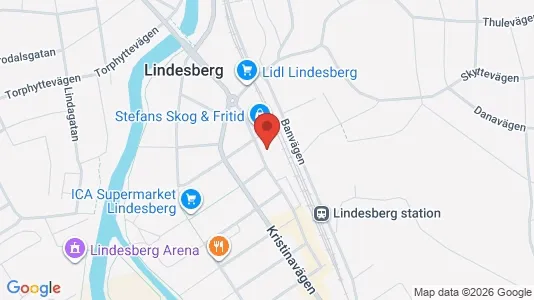 Affärslokaler att hyra i Lindesberg - Bild från Google Street View