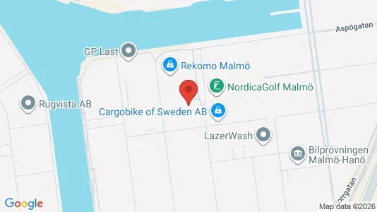 Lagerlokaler att hyra i Malmö Centrum - Bild från Google Street View