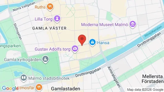 Kontorslokaler att hyra i Malmö Centrum - Bild från Google Street View
