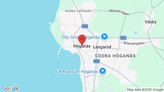Butikslokaler att hyra i Höganäs - Bild från Google Street View