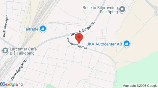 Industrilokaler att hyra i Falköping - Bild från Google Street View
