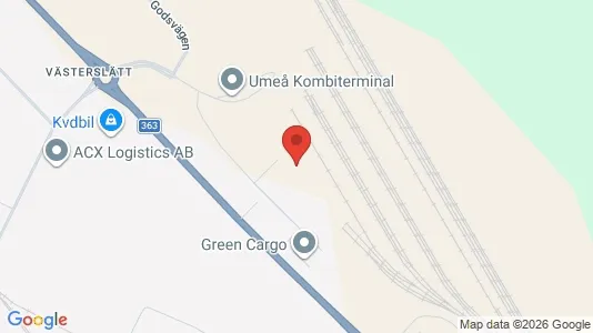 Affärslokaler att hyra i Umeå - Bild från Google Street View