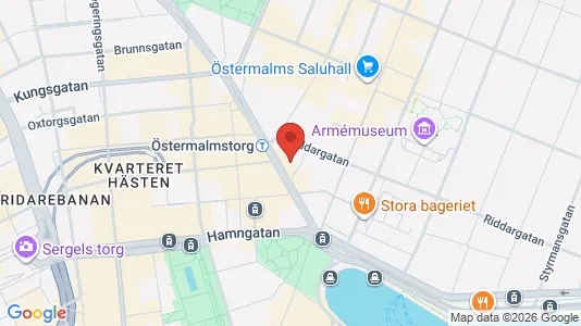 Kontorslokaler att hyra i Östermalm - Bild från Google Street View