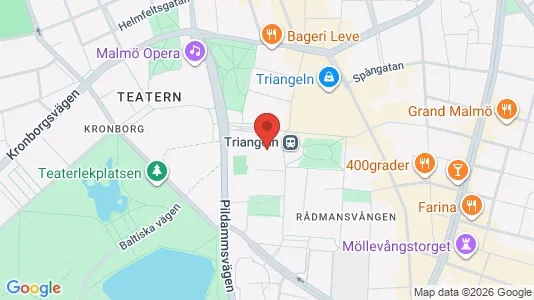 Kontorslokaler att hyra i Malmö Centrum - Bild från Google Street View