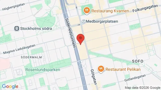 Kontorslokaler att hyra i Södermalm - Bild från Google Street View