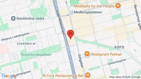 Kontorslokaler att hyra i Södermalm - Bild från Google Street View
