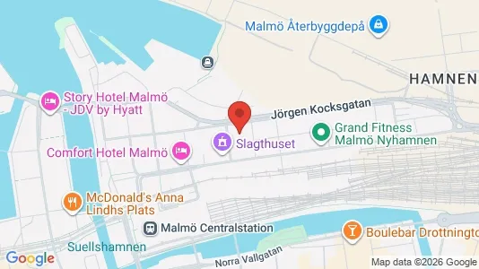 Kontorslokaler att hyra i Malmö Centrum - Bild från Google Street View