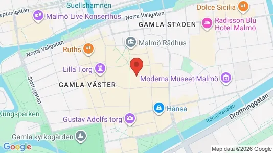 Kontorslokaler att hyra i Malmö Centrum - Bild från Google Street View