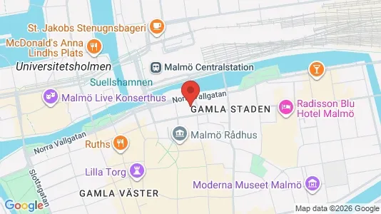 Kontorslokaler att hyra i Malmö Centrum - Bild från Google Street View