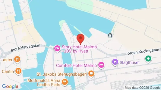 Kontorslokaler att hyra i Malmö Centrum - Bild från Google Street View
