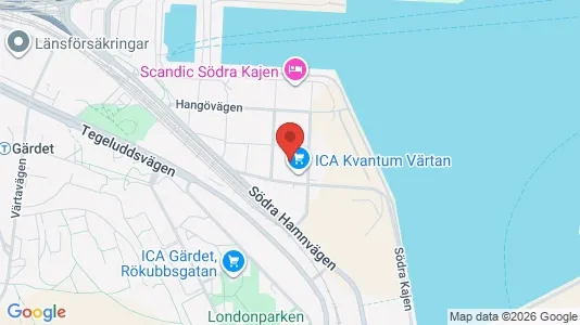 Kontorslokaler att hyra i Gärdet/Djurgården - Bild från Google Street View