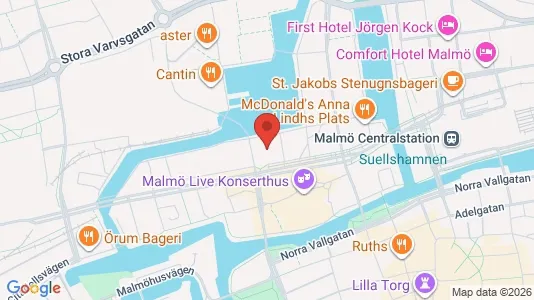 Kontorslokaler att hyra i Malmö Centrum - Bild från Google Street View