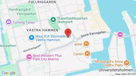 Kontorslokaler att hyra i Malmö Centrum - Bild från Google Street View