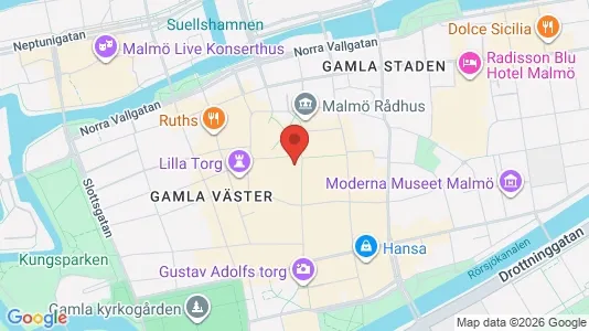 Kontorslokaler att hyra i Malmö Centrum - Bild från Google Street View