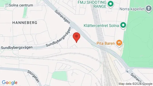 Kontorslokaler att hyra i Solna - Bild från Google Street View