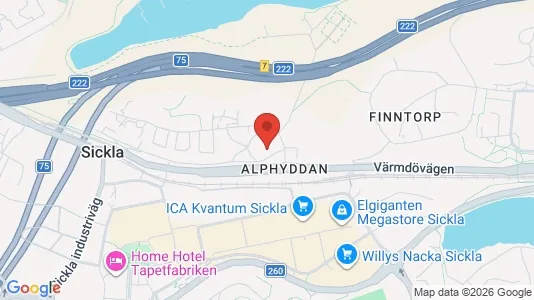 Industrilokaler att hyra i Nacka - Bild från Google Street View