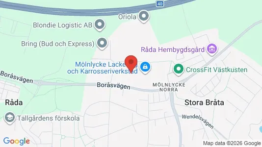 Industrilokaler att hyra i Härryda - Bild från Google Street View
