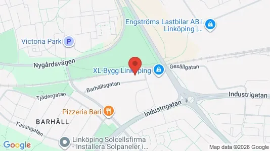 Lagerlokaler att hyra i Linköping - Bild från Google Street View