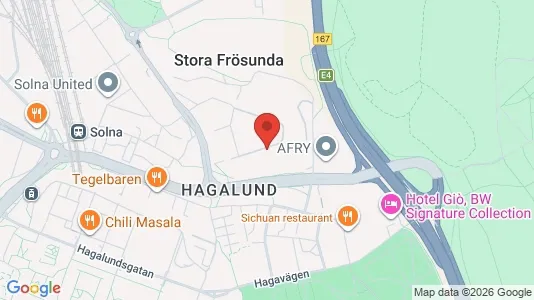Kontorslokaler att hyra i Solna - Bild från Google Street View