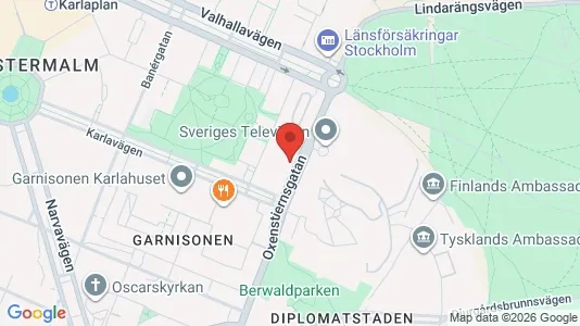 Kontorslokaler att hyra i Gärdet/Djurgården - Bild från Google Street View