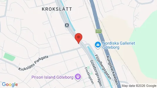 Affärslokaler att hyra i Mölndal - kort over placeringen