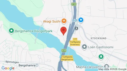 Affärslokaler att hyra i Danderyd - kort over placeringen