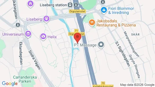 Affärslokaler att hyra i Örgryte-Härlanda - Bild från Google Street View