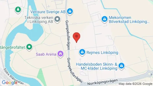 Affärslokaler att hyra i Linköping - Bild från Google Street View