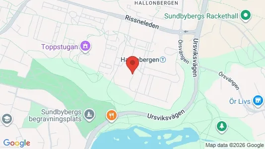 Affärslokaler att hyra i Sundbyberg - kort over placeringen