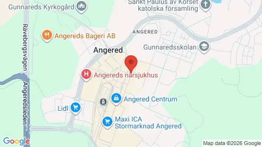 Affärslokaler att hyra i Angered - Bild från Google Street View