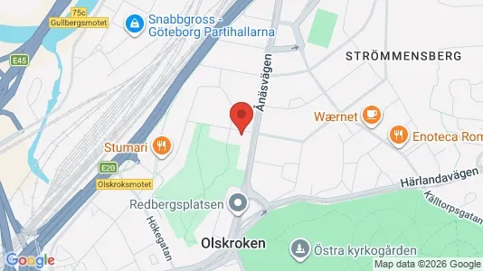 Affärslokaler att hyra i Örgryte-Härlanda - Bild från Google Street View