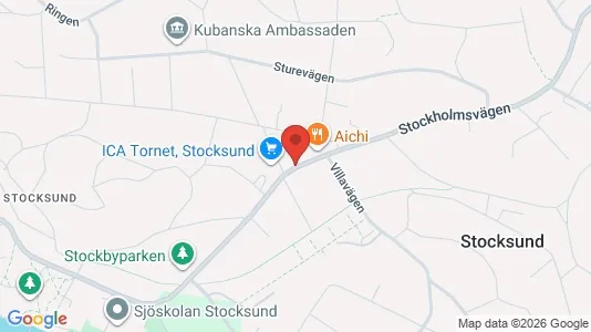 Affärslokaler att hyra i Danderyd - kort over placeringen