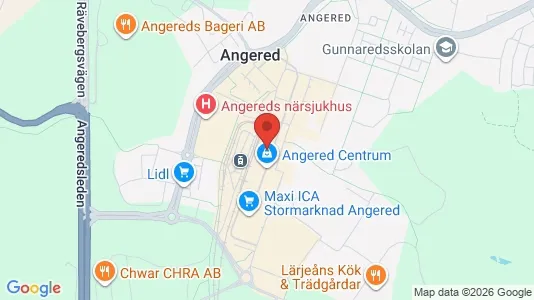 Affärslokaler att hyra i Angered - Bild från Google Street View
