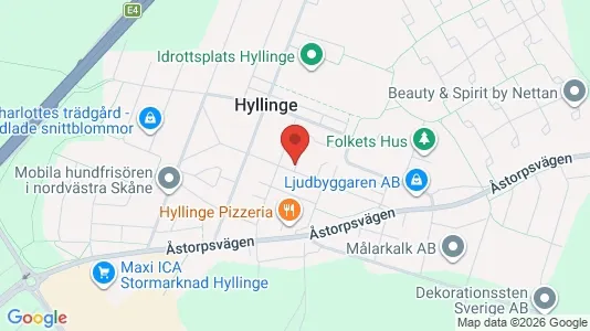 Affärslokaler att hyra i Åstorp - kort over placeringen