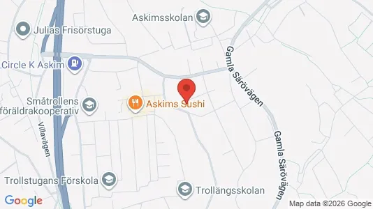 Affärslokaler att hyra i Askim-Frölunda-Högsbo - kort over placeringen