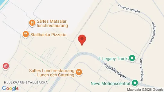 Affärslokaler att hyra i Trollhättan - kort over placeringen
