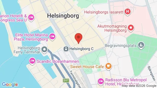 Affärslokaler att hyra i Helsingborg - Bild från Google Street View